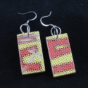 Upcycled Skateboard Earrings